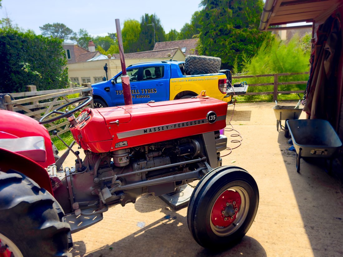 Tuckwell Tyres attending agricultural machinery